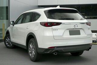 2023 Mazda CX-8 KG2WLA G25 SKYACTIV-Drive FWD Touring Rhodium White 6 Speed Sports Automatic Wagon.