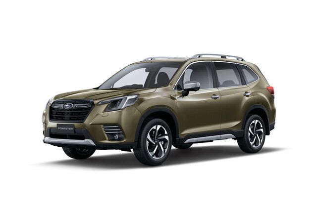 New Subaru Forester S5 MY24 Hybrid S CVT AWD Newstead, 2024 Subaru Forester S5 MY24 Hybrid S CVT AWD Autumn Green-Black Trim 7 Speed Constant Variable
