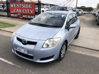 2008 Toyota Corolla ZRE152R Ascent Blue 6 Speed Manual Hatchback.