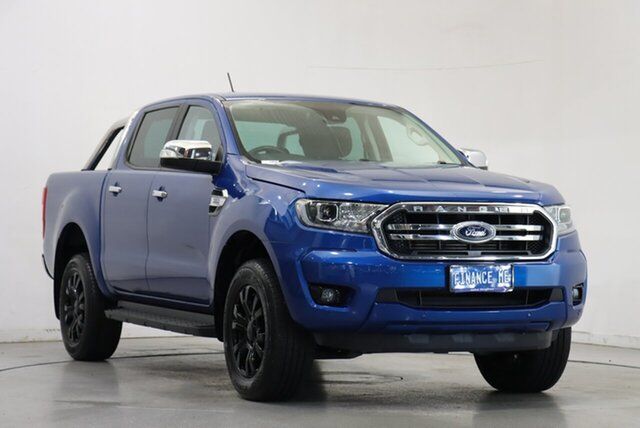 Used Ford Ranger PX MkIII 2020.75MY XLT Victoria Park, 2020 Ford Ranger PX MkIII 2020.75MY XLT Blue 6 Speed Manual Double Cab Pick Up