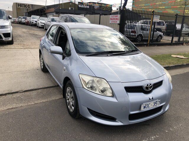 Used Toyota Corolla ZRE152R Ascent Hoppers Crossing, 2008 Toyota Corolla ZRE152R Ascent Blue 6 Speed Manual Hatchback
