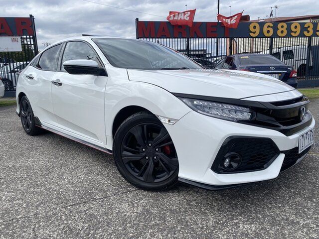 Used Honda Civic 10th Gen MY17 RS West Footscray, 2017 Honda Civic 10th Gen MY17 RS White 1 Speed Constant Variable Hatchback