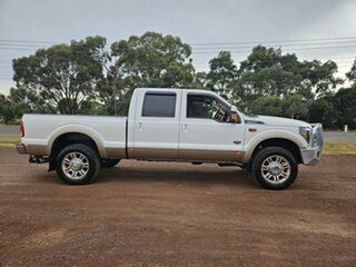 2012 Ford F350 (No Series) King Ranch White Automatic Utility