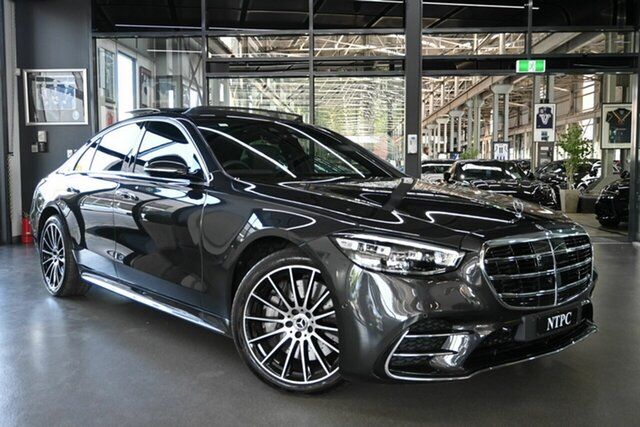 Used Mercedes-Benz S-Class W223 802+052MY S450 9G-Tronic 4MATIC North Melbourne, 2022 Mercedes-Benz S-Class W223 802+052MY S450 9G-Tronic 4MATIC Grey 9 Speed Sports Automatic Sedan