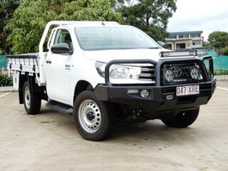 2017 Toyota Hilux GUN126R MY17 SR (4x4) White 6 Speed Automatic Cab Chassis