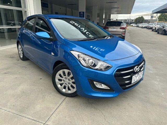 Used Hyundai i30 GD4 Series II MY17 Active Ravenhall, 2016 Hyundai i30 GD4 Series II MY17 Active Blue 6 Speed Sports Automatic Hatchback