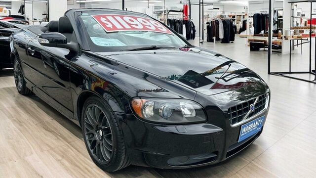 Used Volvo C70 M Series MY07 T5 Maidstone, 2007 Volvo C70 M Series MY07 T5 Black 5 Speed Sports Automatic Convertible