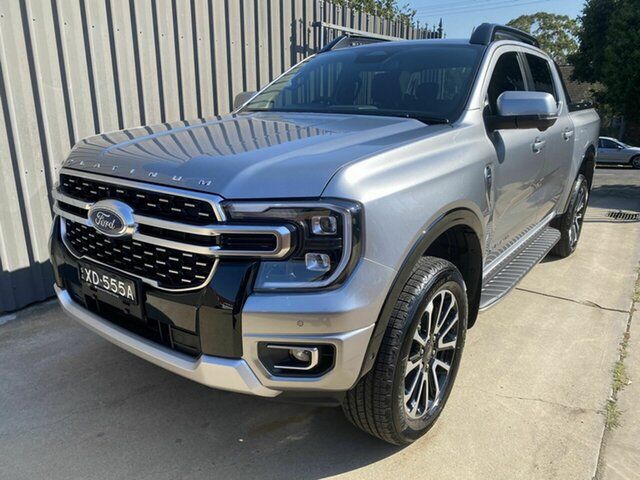 Used Ford Ranger PY 2024.00MY Platinum Pick-up Double Cab Blair Athol, 2023 Ford Ranger PY 2024.00MY Platinum Pick-up Double Cab Silver 10 Speed Sports Automatic