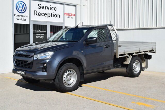 Used Isuzu D-MAX RG MY21 SX 4x2 High Ride Rutherford, 2021 Isuzu D-MAX RG MY21 SX 4x2 High Ride Grey 6 Speed Manual Cab Chassis