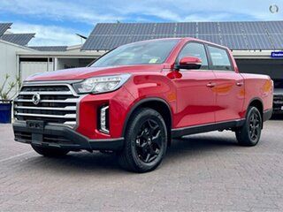 2024 Ssangyong Musso Q261 MY24 Ultimate Luxury Crew Cab Red 6 Speed Sports Automatic Utility
