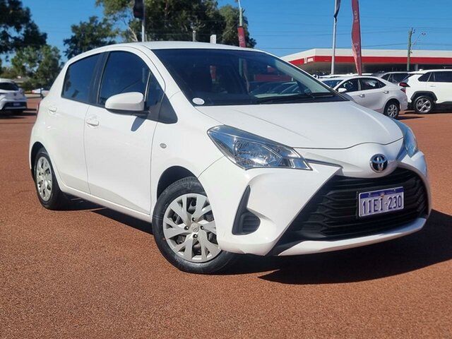 Pre-Owned Toyota Yaris NCP130R Ascent Balcatta, 2018 Toyota Yaris NCP130R Ascent Glacier White 4 Speed Automatic Hatchback