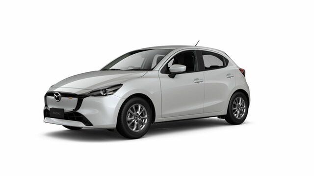 New Mazda 2 200S G15 Pure Toowoomba, 2024 Mazda 2 200S G15 Pure Snowflake White Pearl 6 Speed Automatic Hatchback