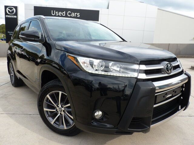 Pre-Owned Toyota Kluger GSU50R GXL 2WD Blacktown, 2019 Toyota Kluger GSU50R GXL 2WD Eclipse Black 8 Speed Sports Automatic Wagon