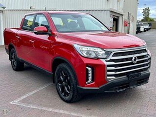 2024 Ssangyong Musso Q261 MY24 Ultimate Luxury Crew Cab Red 6 Speed Sports Automatic Utility.