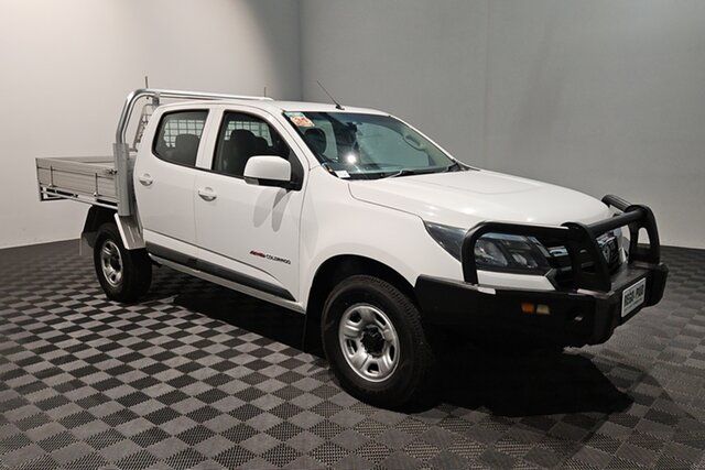 Used Holden Colorado RG MY19 LS Crew Cab Acacia Ridge, 2019 Holden Colorado RG MY19 LS Crew Cab White 6 speed Automatic Cab Chassis