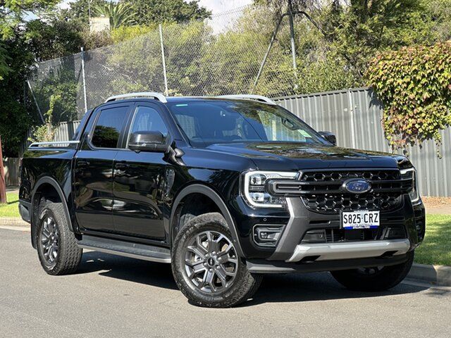 Used Ford Ranger PY 2022MY Wildtrak Hyde Park, 2022 Ford Ranger PY 2022MY Wildtrak Black 10 Speed Sports Automatic Double Cab Pick Up