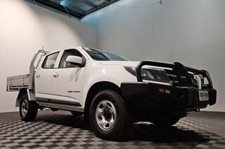 2019 Holden Colorado RG MY19 LS Crew Cab White 6 speed Automatic Cab Chassis.