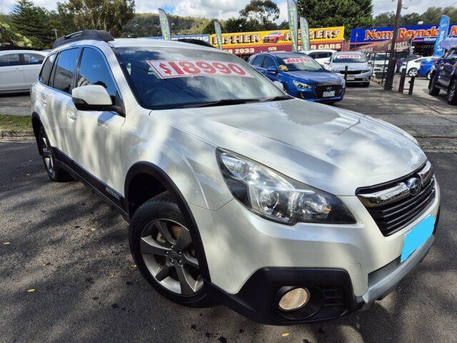 Used Subaru Outback MY14 2.5I Premium AWD Upper Ferntree Gully, 2013 Subaru Outback MY14 2.5I Premium AWD White Crystal Continuous Variable Wagon