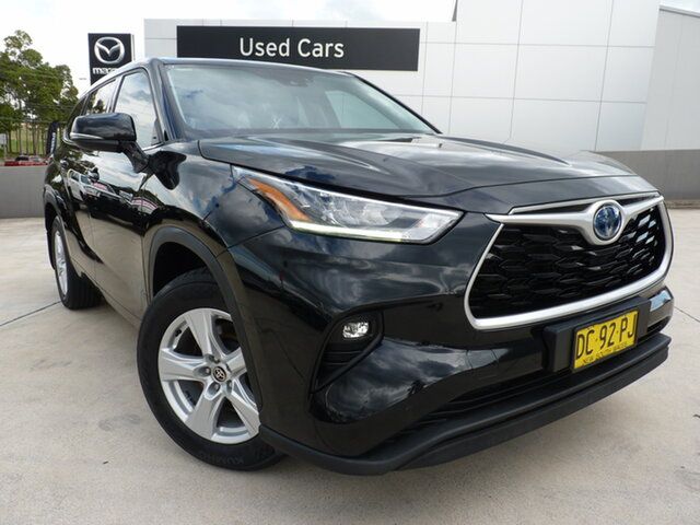 Pre-Owned Toyota Kluger Axuh78R GX eFour Blacktown, 2021 Toyota Kluger Axuh78R GX eFour Eclipse Black 6 Speed Constant Variable Wagon Hybrid