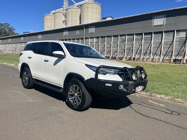 Pre-Owned Toyota Fortuner GUN156R Crusade Oakey, 2020 Toyota Fortuner GUN156R Crusade Crystal Pearl 6 Speed Electronic Automatic Wagon