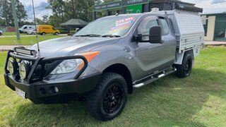 2012 Mazda BT-50 XT (4x4) Grey 6 Speed Manual Freestyle Cab Chassis.