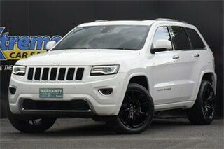 2014 Jeep Grand Cherokee WK MY15 Overland White 8 Speed Sports Automatic Wagon.