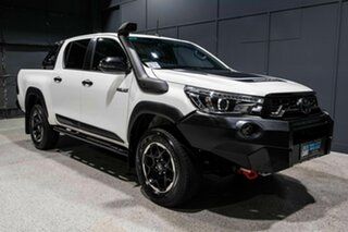 2020 Toyota Hilux GUN126R MY19 Upgrade Rugged X (4x4) White 6 Speed Manual Double Cab Pick Up