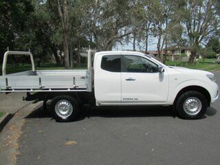 2018 Nissan Navara D23 S3 RX King Cab White 6 Speed Manual Cab Chassis.