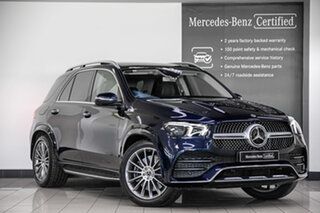 2019 Mercedes-Benz GLE-Class V167 GLE450 9G-Tronic 4MATIC Cavansite Blue 9 Speed Sports Automatic.