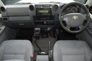 2010 Toyota Landcruiser VDJ76R MY10 GXL White 5 Speed Manual Wagon