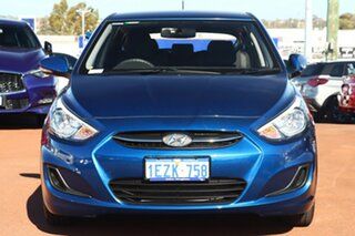 2015 Hyundai Accent RB3 MY16 Active Blue 6 Speed Manual Hatchback.