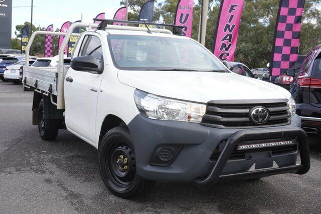Used Toyota Hilux TGN121R Workmate 4x2 Phillip, 2019 Toyota Hilux TGN121R Workmate 4x2 White 6 Speed Sports Automatic Cab Chassis