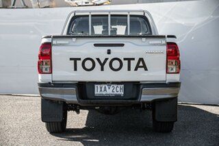 2022 Toyota Hilux GUN125R Workmate Double Cab White 6 Speed Sports Automatic Utility