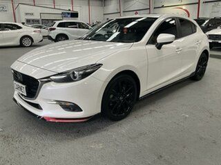 2018 Mazda 3 BN MY18 SP25 Astina White 6 Speed Manual Hatchback.