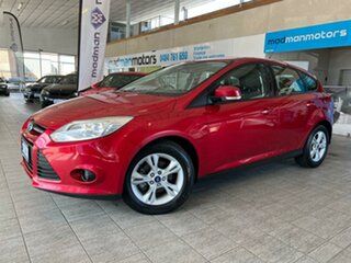 2013 Ford Focus LW MkII Trend Red 5 Speed Manual Hatchback.