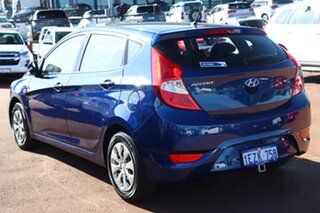 2015 Hyundai Accent RB3 MY16 Active Blue 6 Speed Manual Hatchback.