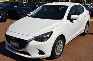 2017 Mazda 2 DL2SAA Neo SKYACTIV-Drive White 6 Speed Sports Automatic Sedan.