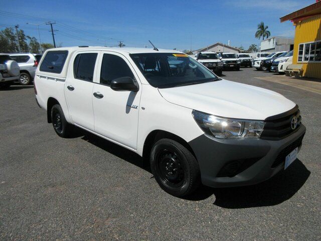 Used Toyota Hilux TGN121R Workmate Winnellie, 2017 Toyota Hilux TGN121R Workmate White 6 Speed Sports Automatic Dual Cab