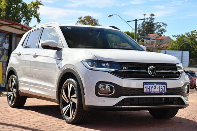 Used Volkswagen T-Cross C11 MY23 85TSI DSG FWD Style Victoria Park, 2023 Volkswagen T-Cross C11 MY23 85TSI DSG FWD Style Pure White 7 Speed Sports Automatic Dual Clutch