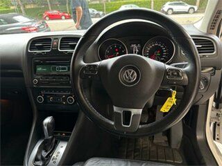 2013 Volkswagen Golf VI 118TSI Comfortline White Sports Automatic Dual Clutch Wagon