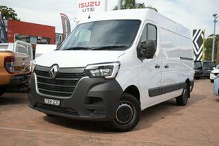 2023 Renault Master X62 Phase 2 MY23 Pro Mid Roof MWB AMT 110kW White 6 Speed.