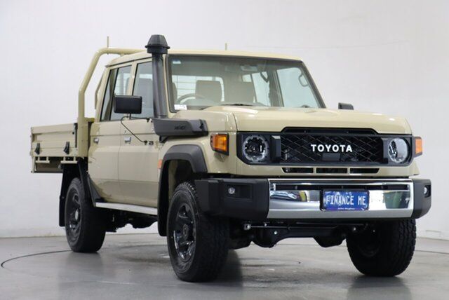 Used Toyota Landcruiser Vdjl79R GXL Double Cab Victoria Park, 2023 Toyota Landcruiser Vdjl79R GXL Double Cab Sandy Taupe 5 Speed Manual Cab Chassis