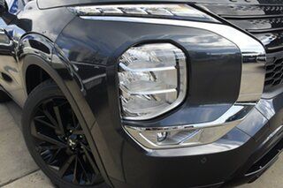 2023 Mitsubishi Outlander ZM MY24 Black Edition 2WD Graphite Grey 8 Speed Constant Variable Wagon.