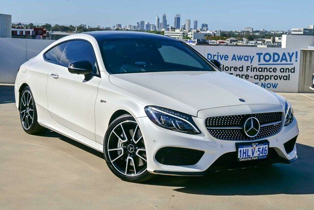 Used Mercedes-Benz C-Class C205 C43 AMG 9G-Tronic 4MATIC Osborne Park, 2016 Mercedes-Benz C-Class C205 C43 AMG 9G-Tronic 4MATIC White 9 Speed Sports Automatic Coupe