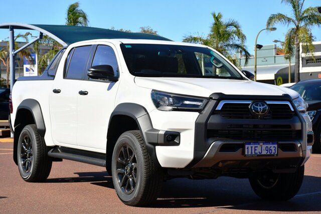 Used Toyota Hilux GUN126R Rogue Double Cab Victoria Park, 2023 Toyota Hilux GUN126R Rogue Double Cab White 6 Speed Sports Automatic Utility
