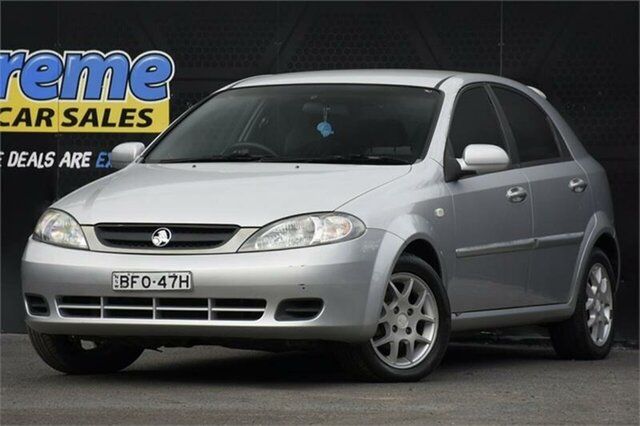 Used Holden Viva JF MY09 Campbelltown, 2008 Holden Viva JF MY09 Silver 4 Speed Automatic Hatchback