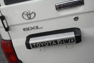 2010 Toyota Landcruiser VDJ76R MY10 GXL White 5 Speed Manual Wagon