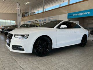 2014 Audi A5 8T MY14 S Tronic Quattro White 7 Speed Sports Automatic Dual Clutch Coupe.