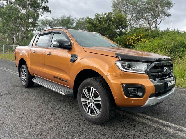 Used Ford Ranger PX MkIII 2021.75MY Wildtrak Yallah, 2022 Ford Ranger PX MkIII 2021.75MY Wildtrak Orange 10 Speed Sports Automatic Double Cab Pick Up