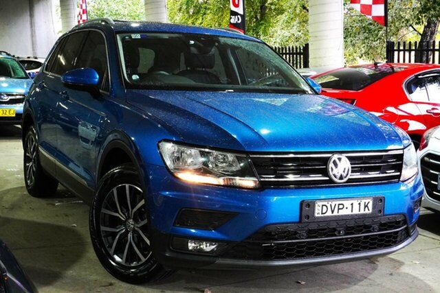 Used Volkswagen Tiguan 5N MY18 132TSI DSG 4MOTION Comfortline Phillip, 2018 Volkswagen Tiguan 5N MY18 132TSI DSG 4MOTION Comfortline Blue 7 Speed